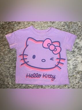5 for $25🔥Hello Kitty by‎ Sanrio Purple T-Shirt 12M